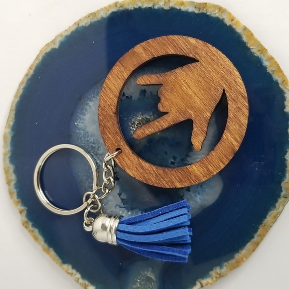 🚫SOLD🚫 I Love You keychain, in ASL - Picture 4 of 7